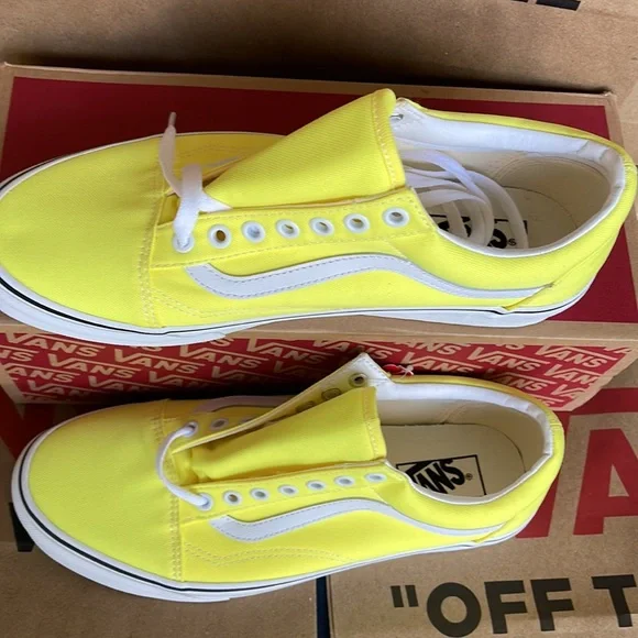 Vans Old Skool Neon Lemon Tonic/True White WMNS sneakers - Picture 4 of 16